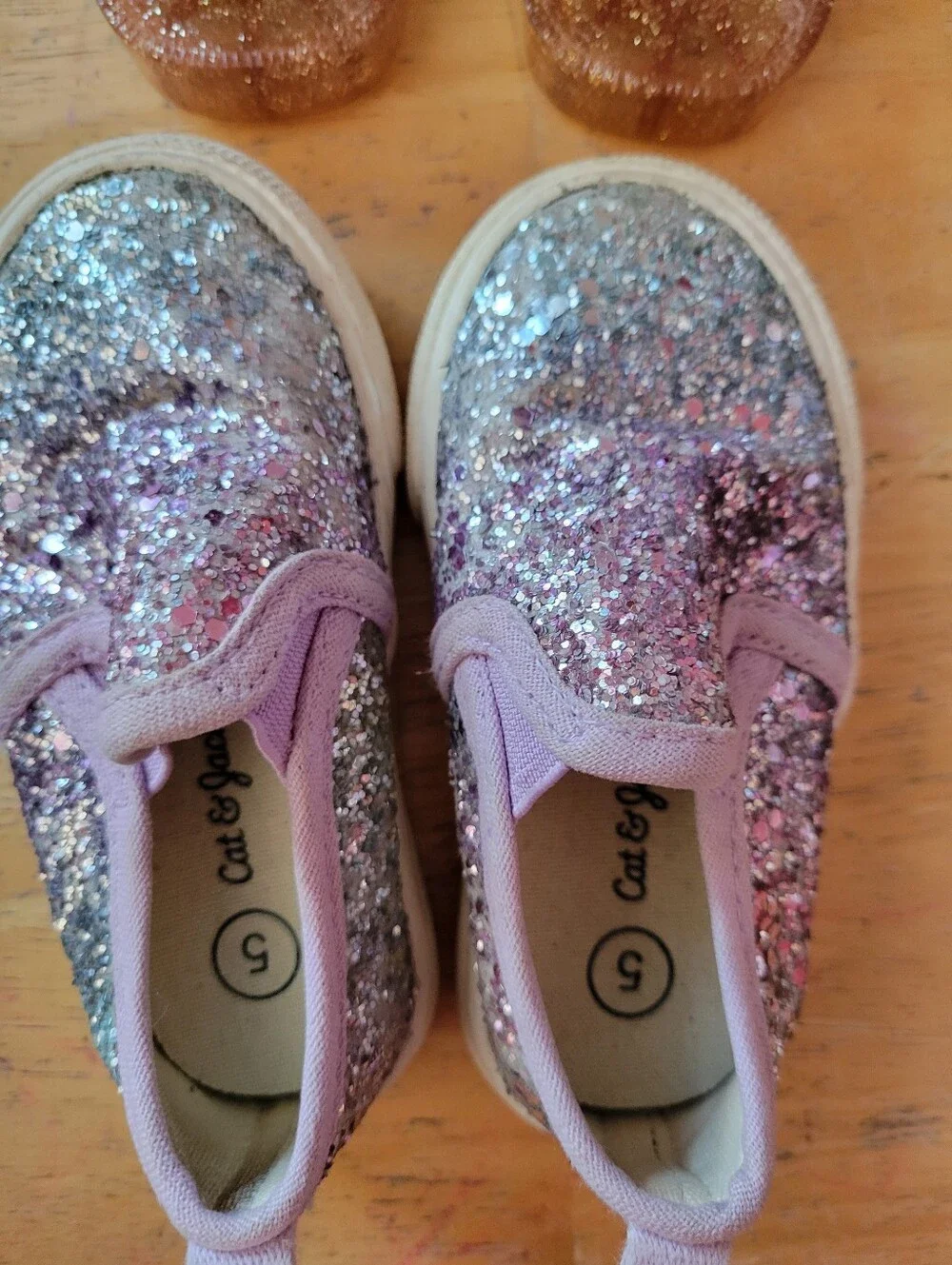 Glittery Girls Shoes Size 5, Sandals And Shoes